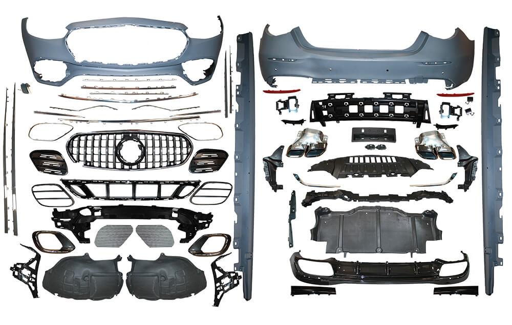 Mercedes w223 s class amg 63 body kit fiber